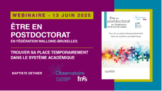 Webinaire sur le postdoctorat en FWB