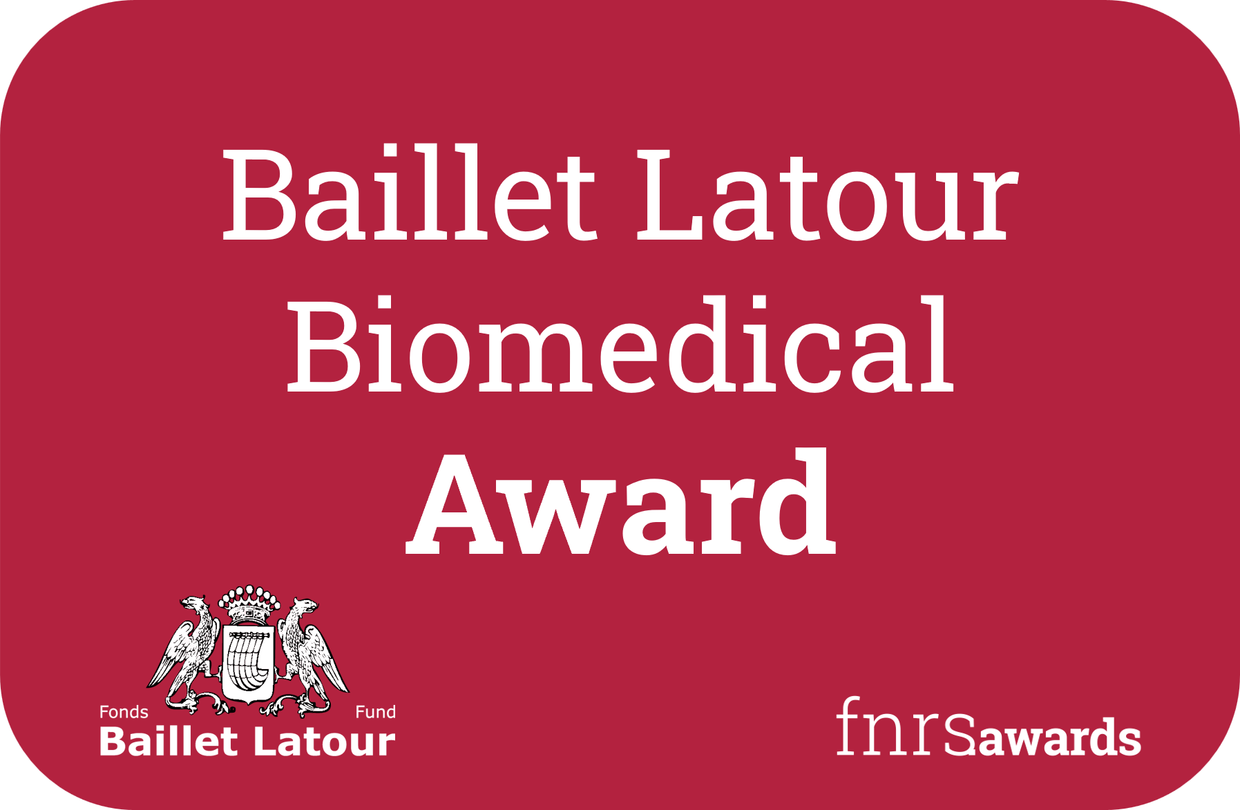 Baillet Latour Biomedical Award